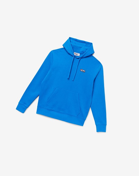 Fila Algot Hoodie Niebieskie | ALZFW-9385