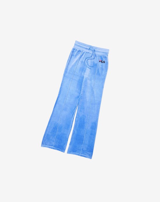 Fila Astrid Velour Pant Niebieskie Czarne | YZAWO-1625