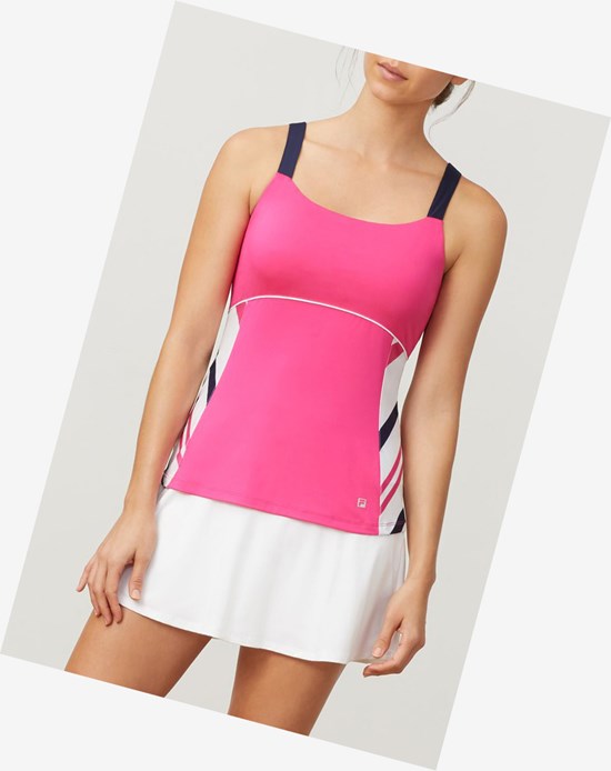 Fila Awning Cami Tank Fprp/Awns/Nvy/W | HYFLA-4706