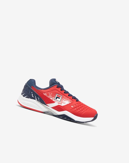 Fila Axilus 2 Energized Le Tenisa Shoes Czerwone Białe Granatowe | TALOG-8405