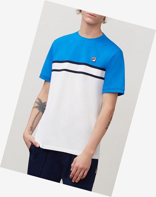 Fila Baldi Tee Drblu/Peac/Wht | SDVCA-9756