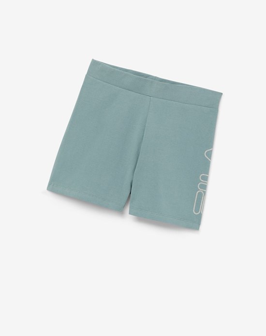 Fila Beatriz High Stanem Bike Shorts Srebrne | ACPIQ-8265