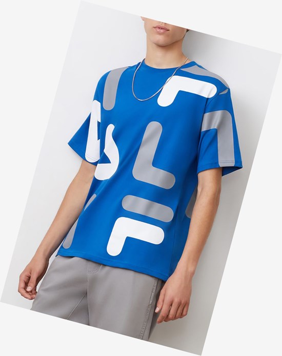 Fila Bennet Tee Bblu/Fgry/Wht | TMHVF-8960