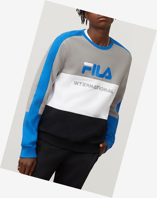 Fila Bravo Sweatshirt Fgry/Wht/Blk | IBEZO-0574