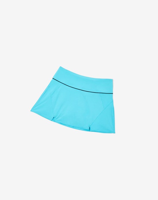 Fila Celestial Point 13" Skort Turkusowe Czarne | IHVFE-7609