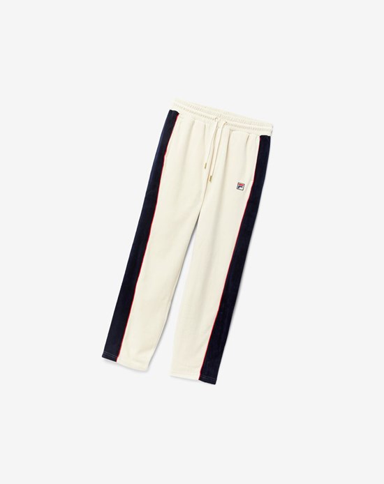 Fila Cima Velour Pant Czerwone | SZNVX-5048