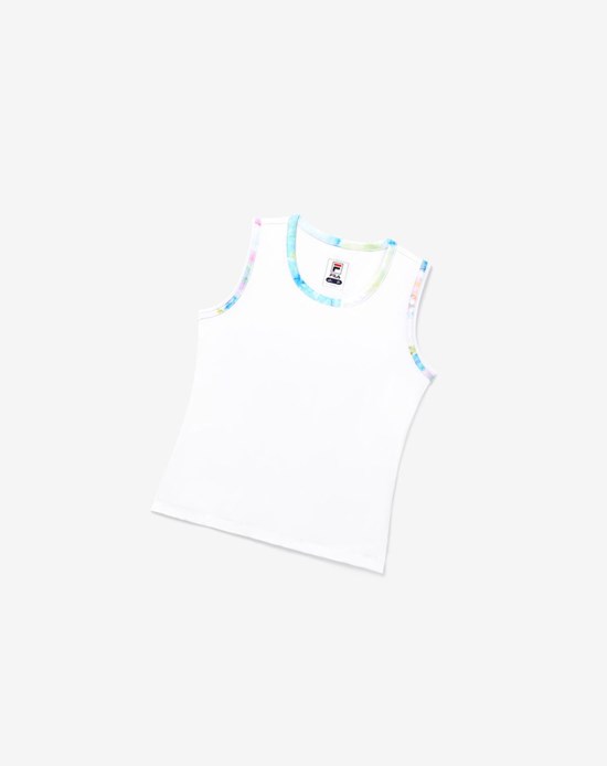 Fila Core Fullback Tank Białe | CLFRW-5304