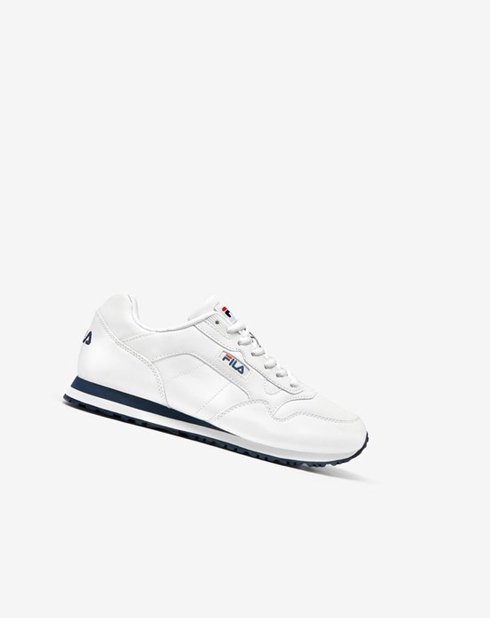 Fila Cress Tenisa Shoes Białe Granatowe Czerwone | GCYXB-1809