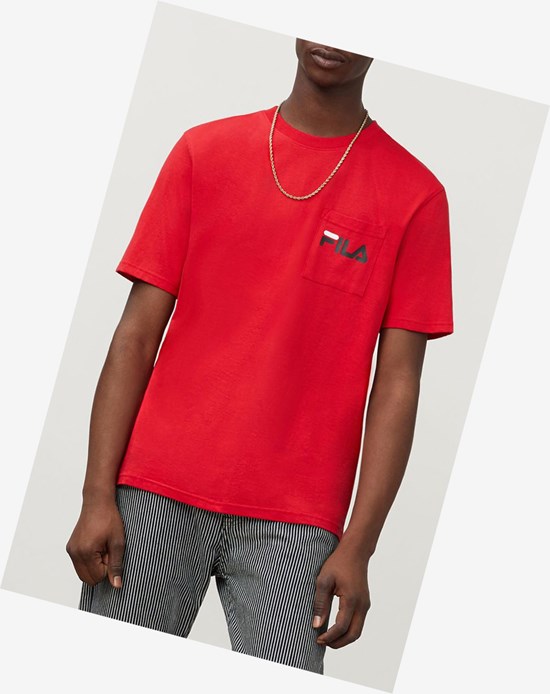 Fila Curtis Pocket Tee Chinesred | DMZXW-2516