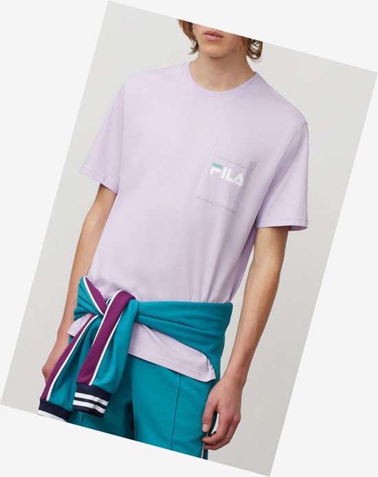 Fila Curtis Pocket Tee Patstelilac | QGUPC-3196