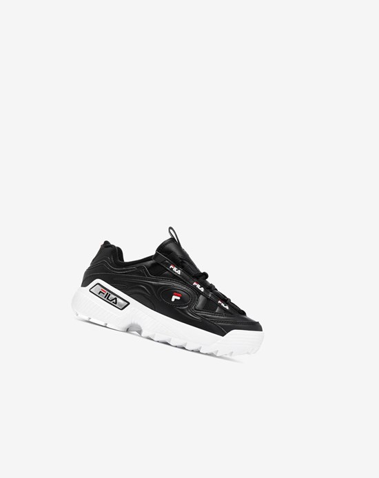 Fila D-formation Sneakers Czarne Czerwone Białe | PGZHF-0782