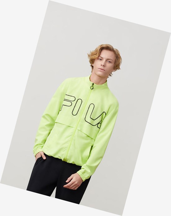 Fila Dani Woven Jacket Sharpgreen | PCWSJ-8470