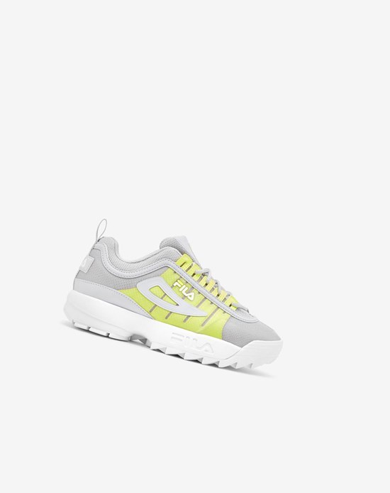 Fila Disruptor 2 Monomesh Chunky Sneakers Qgry/Sfty/Wht | NZXRU-3590