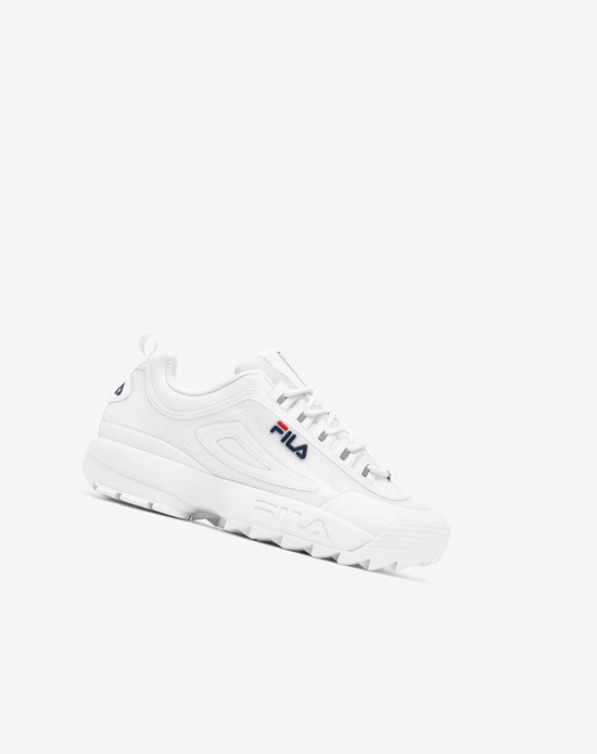 Fila Disruptor 2 No-sew Sneakers Wht/Fnvy/Fred | JXEPM-6350