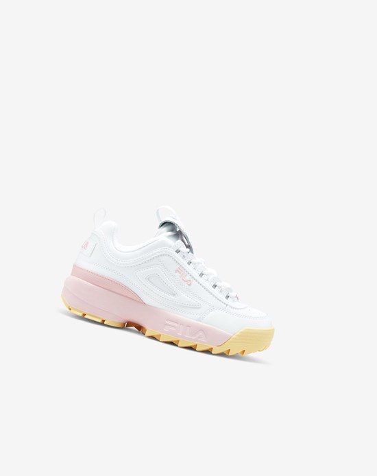 Fila Disruptor 2 Premium Sneakers Białe Różowe | EILYA-7801