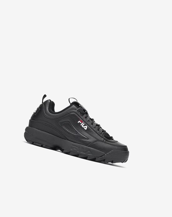 Fila Disruptor 2 Premium Sneakers Czarne Białe Czarne | ZCKYN-0496