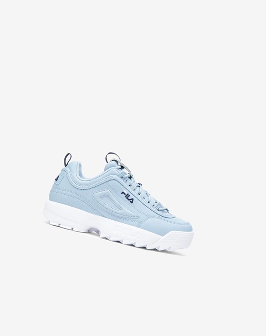 Fila Disruptor 2 Premium Sneakers Niebieskie Białe | OFKQA-2397