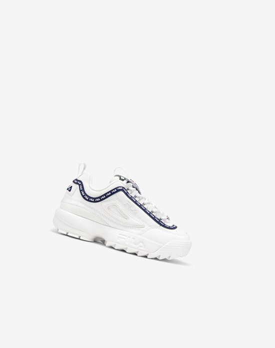 Fila Disruptor 2 Repeat Sneakers Białe Granatowe Czerwone | CIXNO-2536