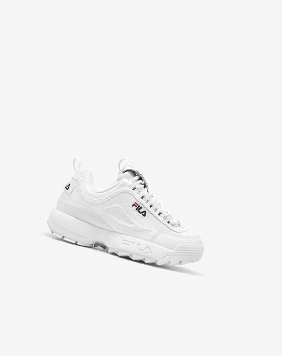 Fila Disruptor 2 Sneakers Białe Granatowe Czerwone | TUYNI-0751