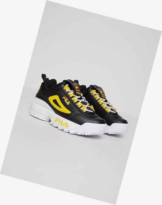 Fila Disruptor 2 Sneakers Blk/Lemo/Wht | GHEBN-2496