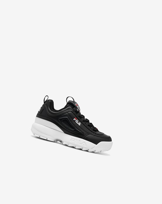 Fila Disruptor 2 Sneakers Czarne Białe Czerwone | XZVNY-7842