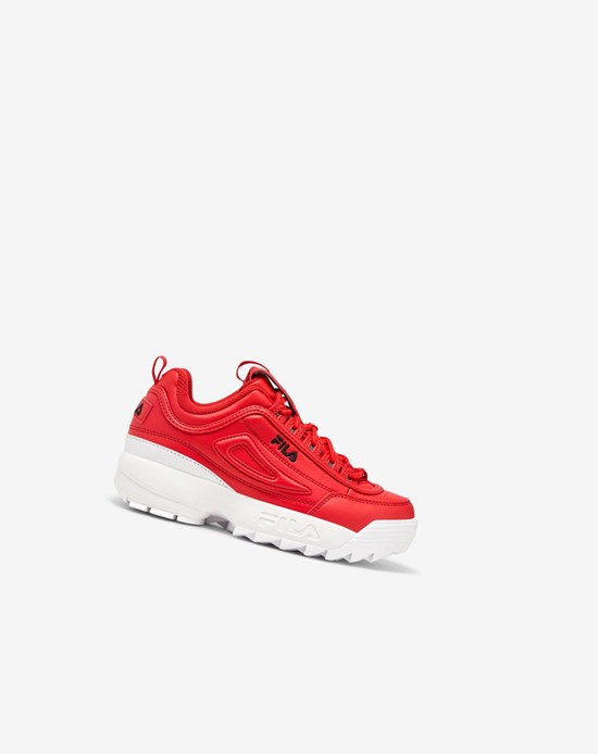 Fila Disruptor 2 Sneakers Czerwone Białe Czarne | DESJO-8754