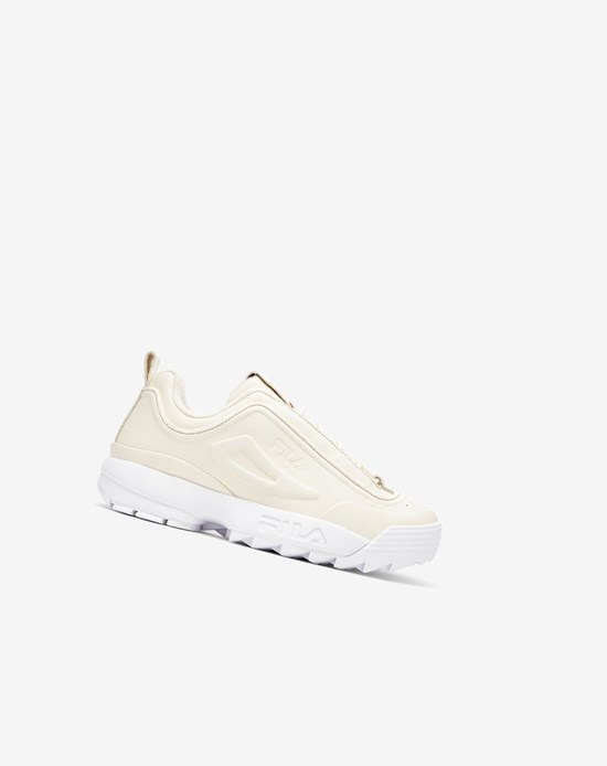 Fila Disruptor Zero Chunky Sneakers 101 Gardenia / Gardenia / Gardenia | USQCO-0294