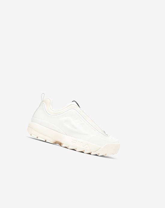 Fila Disruptor Zero Chunky Sneakers Białe Białe | JVOEI-3602