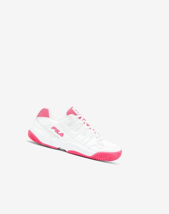 Fila Double Bounce Tenisa Shoes Wht/Pglo/Msil | BYEOC-3914