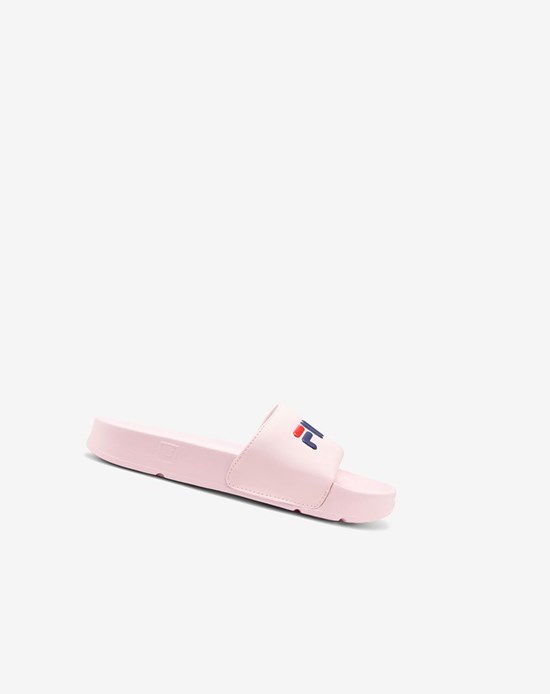 Fila Drifter Klapki Sandals Różowe Granatowe Czerwone | CQMHU-8132