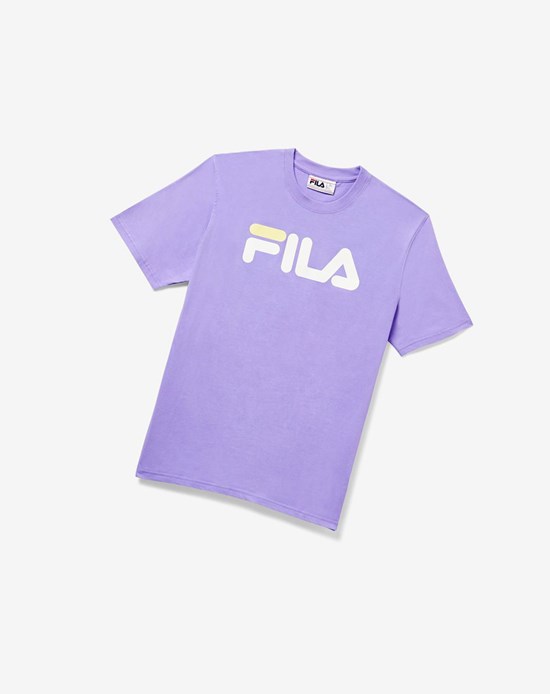 Fila Eagle Tee 597 Violet Tulip | OLJQW-8103