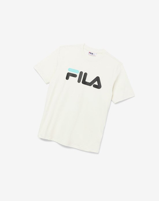 Fila Eagle Tee Czarne Niebieskie Turkusowe | MXRCE-5820