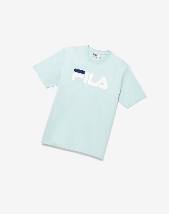 Fila Eagle Tee Niebieskie | ASNTR-1523