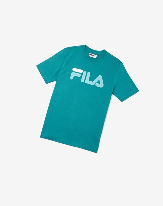 Fila Eagle Tee Paci/Dtrq/Wht | HNKRZ-3176