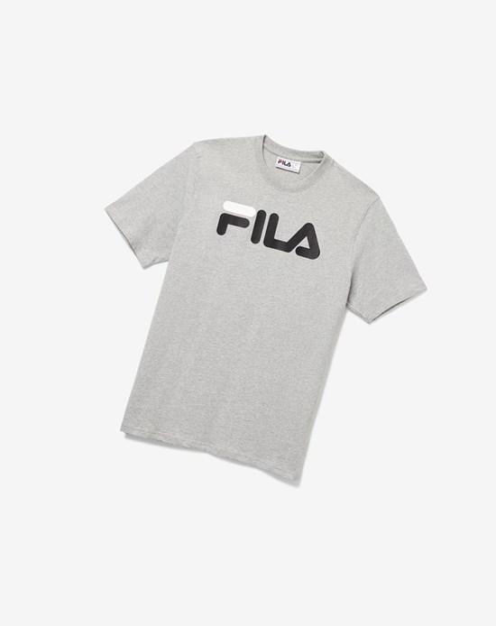 Fila Eagle Tee Szare | GACHO-9681