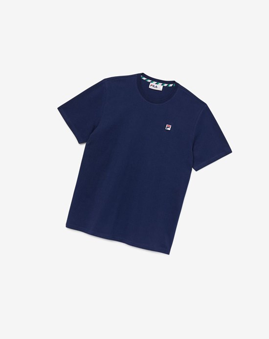 Fila Edgecumbe Krótkie Sleeve Tee Białe | MSPFD-1623