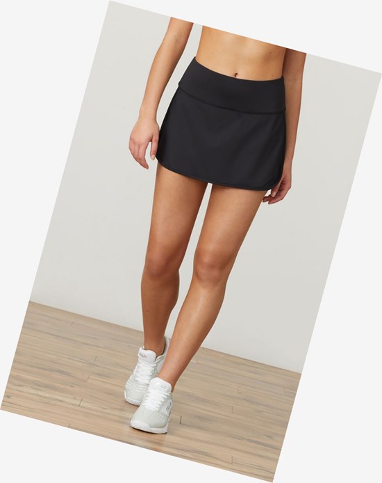 Fila Essentials Tie Break Skort Czarne | WDEXN-4973