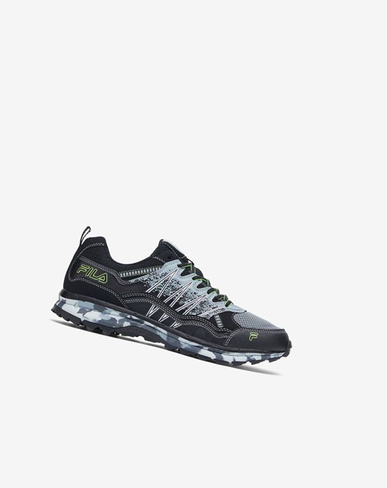 Fila Evergrand Tr Camo Tenisa Shoes Czarne Zielone | XVBHY-7642