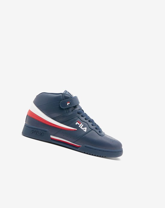 Fila F-13 Sneakers Granatowe Białe Czerwone | QRSAK-4763