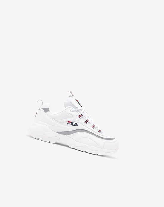 Fila Fila Ray Tenisa Shoes Wht/Fnvy/Msil | STUZL-2647