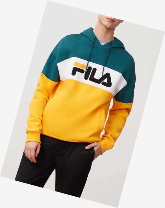 Fila Flamino Hoodie Citr/Atdp/Wht | FQGSC-4659