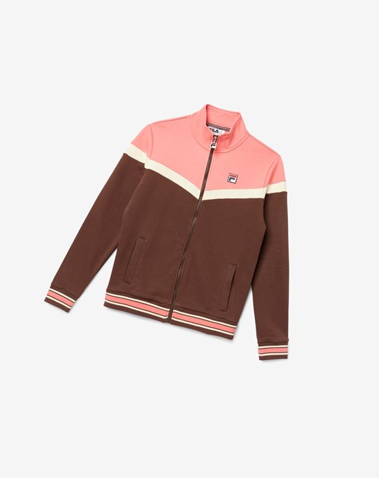 Fila Flint Track Jacket 283 French Toast | EZIDX-4107