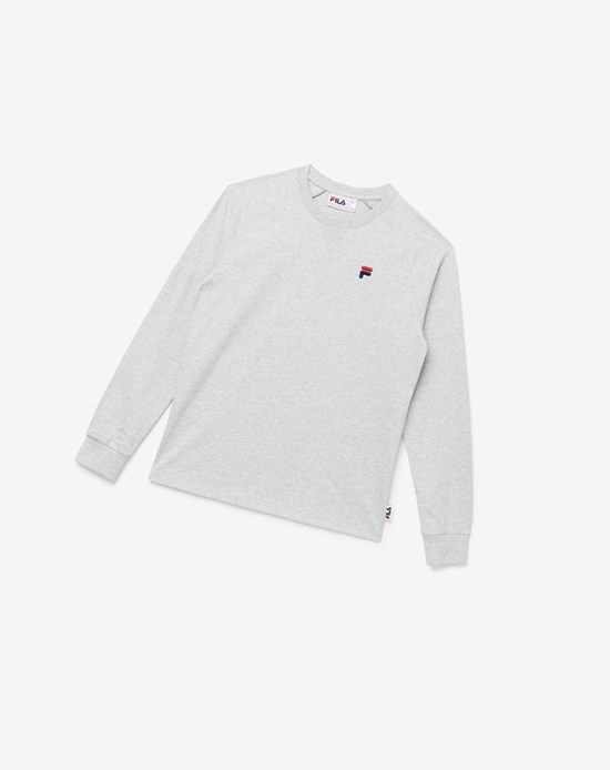 Fila Flynn Long Sleeve Tee Głęboka Szare | XTDIS-9724