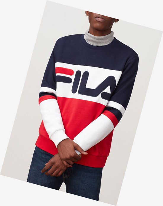 Fila Freddie Sweatshirt Cred/Peac/Wht | CNYTK-3197