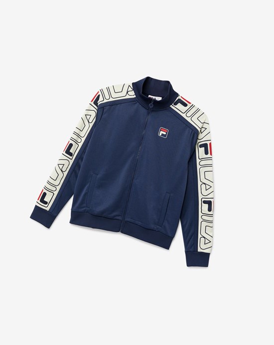 Fila Gatlin Track Jacket Czerwone | JBIGN-9046