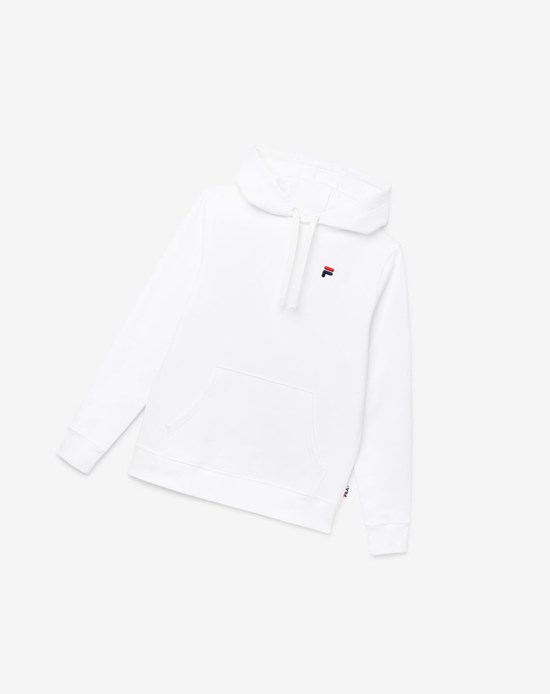 Fila Godfrey Hoodie Białe | CBWRQ-7068