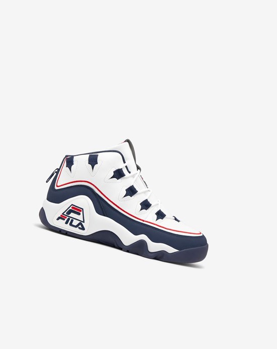 Fila Grant Hill 1 Offset Sneakers Białe Granatowe Czerwone | AOLDZ-7593