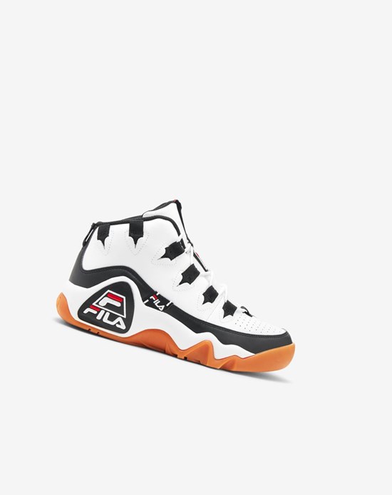 Fila Grant Hill 1 Tarvos Sneakers Białe Czarne Czerwone | ZEBPR-0581