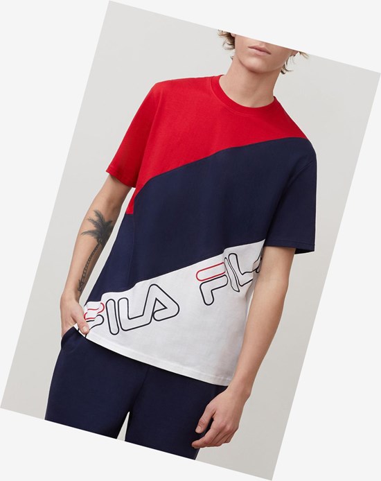 Fila Grove Tee Cred/Peac/Wht | WRQHP-0543