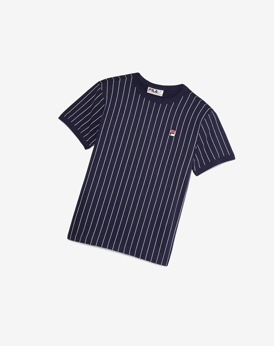 Fila Guillo Tee Białe | OZRFM-9340